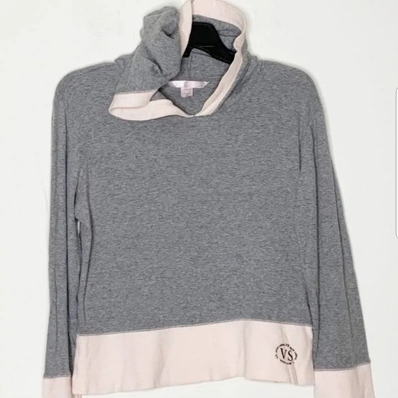 Victoria's Secret 2 piece PJ set grey/pink size small - Picture 3 of 8